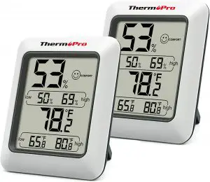  ThermoPro TP50 2 Pieces Digital Hygrometer