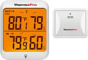  ThermoPro TP63B Waterproof Indoor Outdoor Thermometer